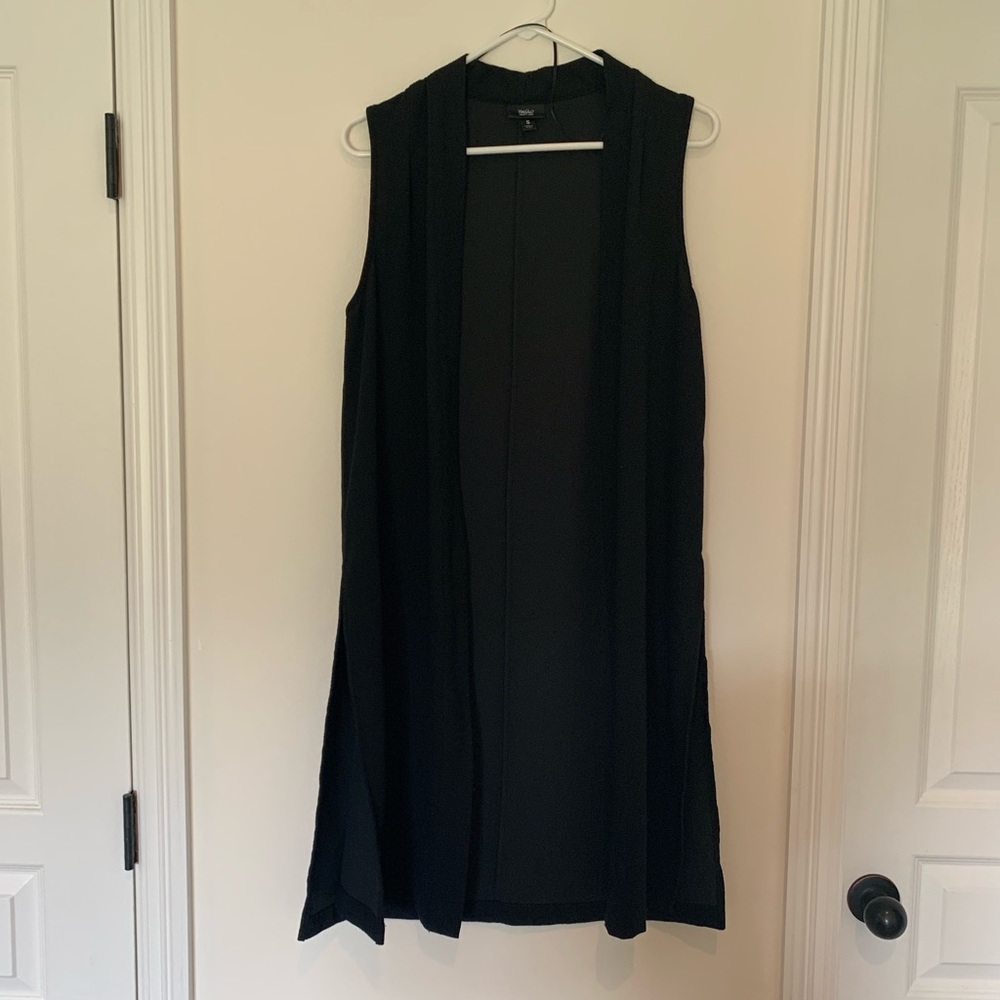 Black Duster Vest